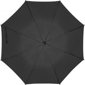 MoLu Regenschirm Saint Barth mit Gravur / Griff aus Akazienholz / Farbe schwarz