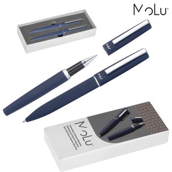MoLu Schreibset Sainte-Maxime / bestehend aus Kugelschreiber und Rollerball