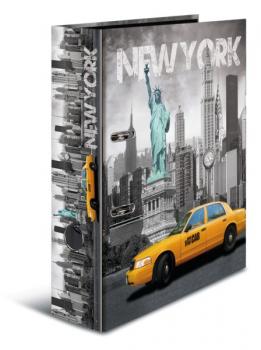Motivordner / DIN A4 / 70mm breit / "New York"