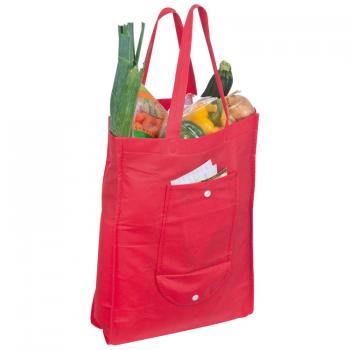 Non-Woven Einkaufstasche / Farbe: rot