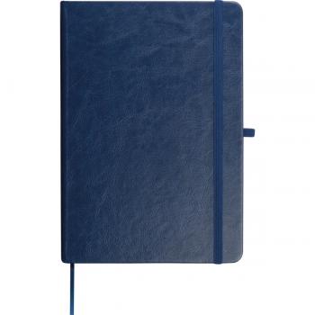 Notizbuch / Cover aus recyceltem PU / DIN A5 / 192 Seiten / Farbe: dunkelblau
