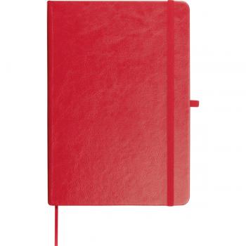 Notizbuch / Cover aus recyceltem PU / DIN A5 / 192 Seiten / Farbe: rot