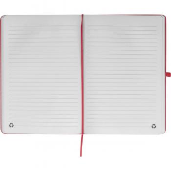 Notizbuch / Cover aus recyceltem PU / DIN A5 / 192 Seiten / Farbe: rot