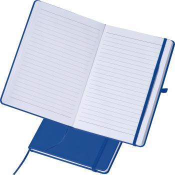 Notizbuch / DIN A5 / 160 Seiten / liniert / PU Hardcover / Farbe: blau