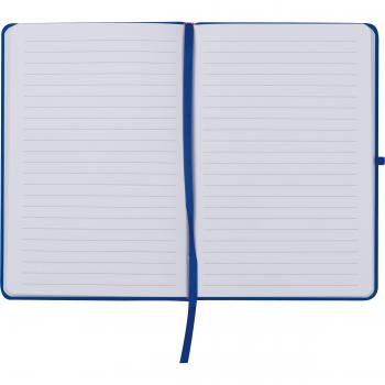 Notizbuch / DIN A5 / 160 Seiten / liniert / PU Hardcover / Farbe: blau