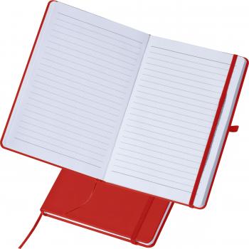 Notizbuch / DIN A5 / 160 Seiten / liniert / PU Hardcover / Farbe: rot