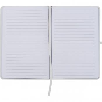 Notizbuch / DIN A5 / 160 Seiten / liniert / PU Hardcover / Farbe: weiß