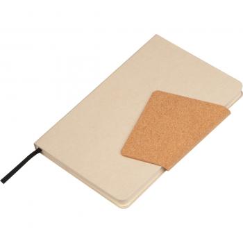 Notizbuch / DIN A5 / Einband aus Milchkarton / mit Magnetverschluss / 160 Seiten