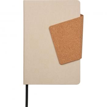 Notizbuch / DIN A5 / Einband aus Milchkarton / mit Magnetverschluss / 160 Seiten