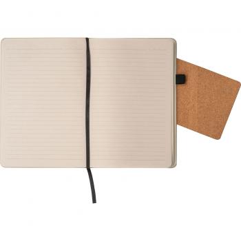 Notizbuch / DIN A5 / Einband aus Milchkarton / mit Magnetverschluss / 160 Seiten