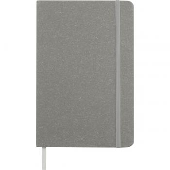 Notizbuch / DIN A5 / mit Kartonumschlag und gepunkteten Seiten / Farbe: grau