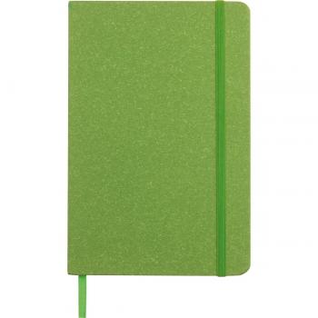 Notizbuch / DIN A5 / mit Kartonumschlag und gepunkteten Seiten / Farbe: grün