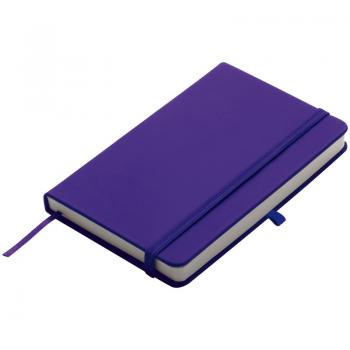 Notizbuch / DIN A6 / 160 S. / blanko / samtweiches PU Hardcover / Farbe: violett