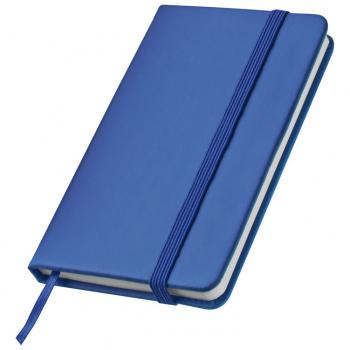 Notizbuch / Größe: A7+ (127x78mm) / PU Einband / 160 Seiten / Farbe: blau