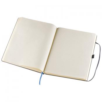 Notizbuch / mit Gummibandverschluss / DIN A4 / 160 Seiten / liniert
