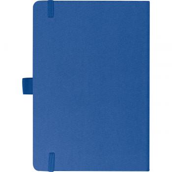 Notizbuch mit Gravur / Cover aus Bambus / DIN A5 / 192 Seiten / Farbe: blau