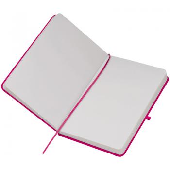 Notizbuch mit Gravur / DIN A5 / 160 S. / blanko / PU Hardcover / Farbe: pink