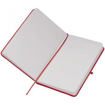 Notizbuch mit Gravur / DIN A5 / 160 S. / blanko / PU Hardcover / Farbe: rot