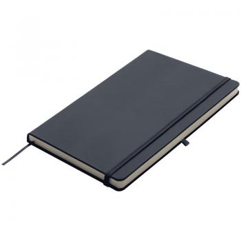 Notizbuch mit Gravur / DIN A5 / 160 S. / blanko / PU Hardcover / Farbe: schwarz