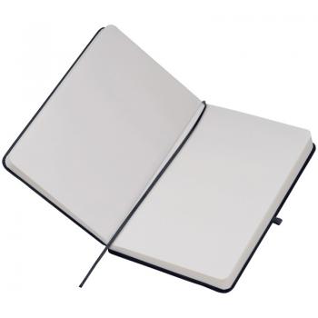 Notizbuch mit Gravur / DIN A5 / 160 S. / blanko / PU Hardcover / Farbe: schwarz