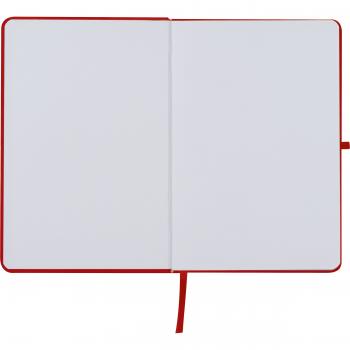 Notizbuch mit Gravur / DIN A5 / 160 Seiten / liniert / PU Hardcover / Farbe: rot