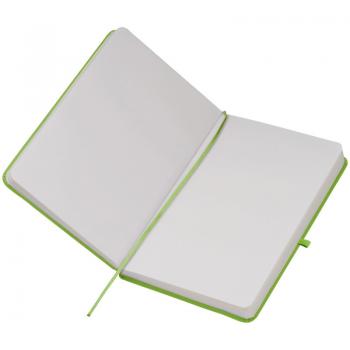 Notizbuch mit Gravur / DIN A5 / 160S. / blanko / PU Hardcover / Farbe: hellgrün