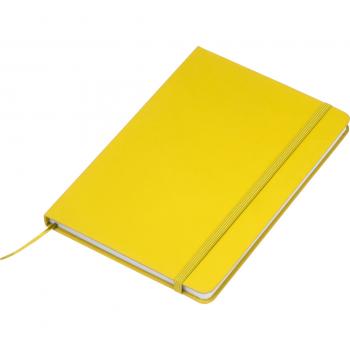 Notizbuch mit Gravur / DIN A5 / Umschlag aus PU / 160 Seiten / Farbe: gelb