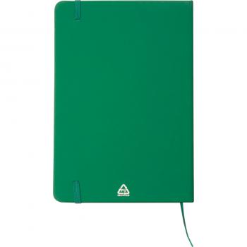 Notizbuch mit Gravur / DIN A5 / Umschlag aus PU / 160 Seiten / Farbe: grün