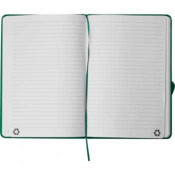 Notizbuch mit Gravur / DIN A5 / Umschlag aus PU / 160 Seiten / Farbe: grün