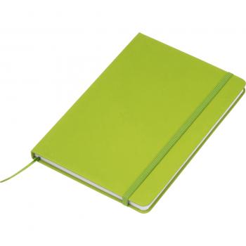 Notizbuch mit Gravur / DIN A5 / Umschlag aus PU / 160 Seiten / Farbe: hellgrün
