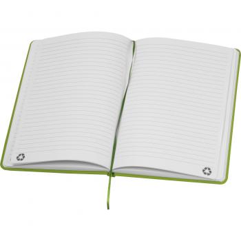 Notizbuch mit Gravur / DIN A5 / Umschlag aus PU / 160 Seiten / Farbe: hellgrün