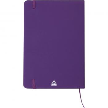 Notizbuch mit Gravur / DIN A5 / Umschlag aus PU / 160 Seiten / Farbe: lila