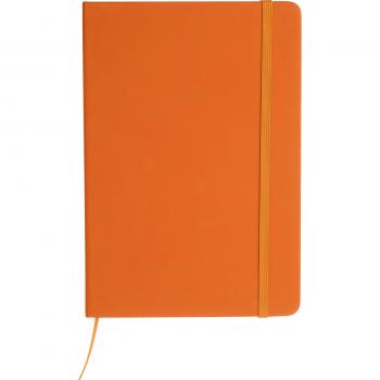 Notizbuch mit Gravur / DIN A5 / Umschlag aus PU / 160 Seiten / Farbe: orange