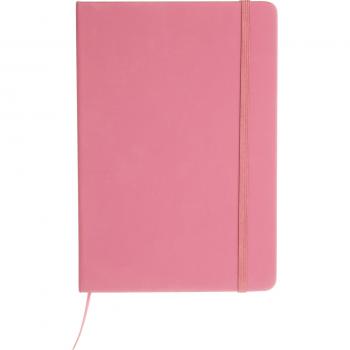 Notizbuch mit Gravur / DIN A5 / Umschlag aus PU / 160 Seiten / Farbe: pink
