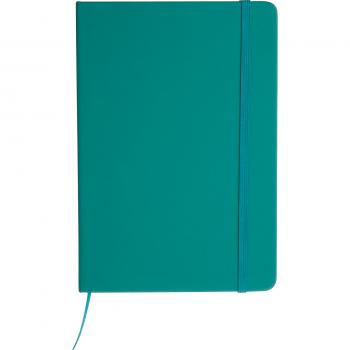Notizbuch mit Gravur / DIN A5 / Umschlag aus PU / 160 Seiten / Farbe: türkis
