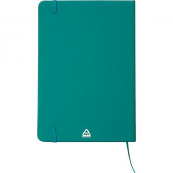 Notizbuch mit Gravur / DIN A5 / Umschlag aus PU / 160 Seiten / Farbe: türkis