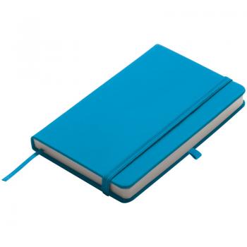 Notizbuch mit Gravur / DIN A6 / 160 S. / blanko / PU Hardcover / Farbe: türkis