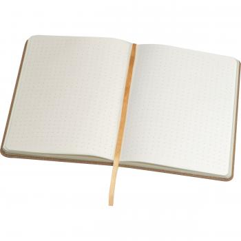 Notizbuch mit Gravur / PU Einband / A5 / 160 S. / Smartphonefach / Farbe: braun