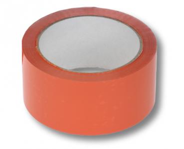 Packband / Paketklebeband / 66m X 50mm / leise abrollend / Farbe: orange