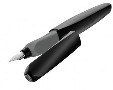 Pelikan Füllhalter / Füller / "Twist P457 M-Feder Schwarz"