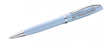 Pelikan Metall-Kugelschreiber mit Gravur / Farbe: pastell blau