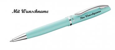Pelikan Metall-Kugelschreiber mit Namensgravur - Farbe: pastell mint