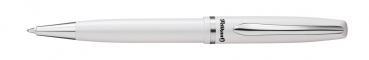 Pelikan Metall-Kugelschreiber mit Namensgravur + Veloursetui - Farbe: perlweiß