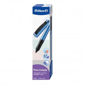 Pelikan Tintenroller Pina Colada mit Namensgravur - Farbe: blau metallic