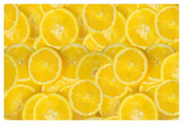 Platzdeckchen / Tischset "Lemons" / Größe: 45 x 30 cm