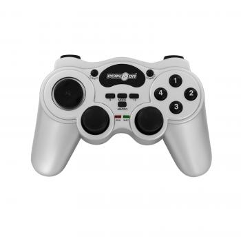 Play on Wireless Powershock Controller Gamepad für PC/USB schnurlos, silber