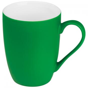 Porzellantasse / Kaffeetasse / Fassungsvermögen: 300 ml / Farbe: grün