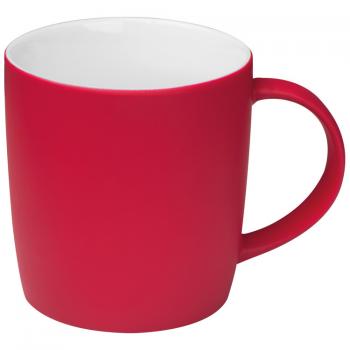 Porzellantasse / Kaffeetasse / Fassungsvermögen: 300 ml / Farbe: rot
