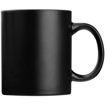 Porzellantasse mit Namensgravur - Kaffeetasse - 300 ml - Farbe: schwarz-weiß