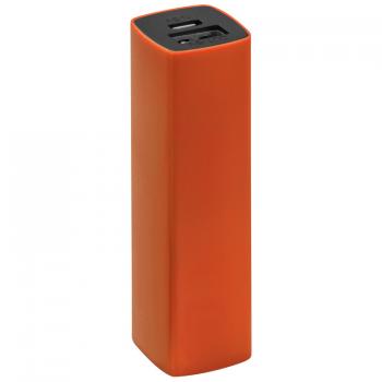 Powerbank 2.200 mAh mit USB Anschluss / inkl. Ladekabel / Farbe: orange